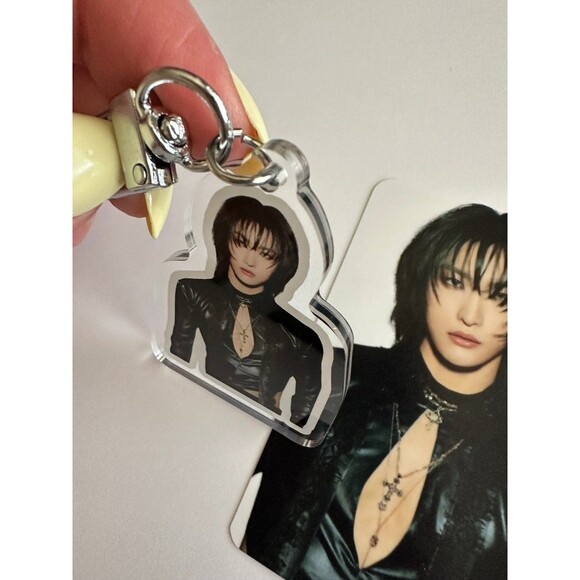 SEONGHWA Golden Hour ATEEZ Atiny Keychain In Your Fantasy Abs Charm kawaii deco - Picture 2 of 2